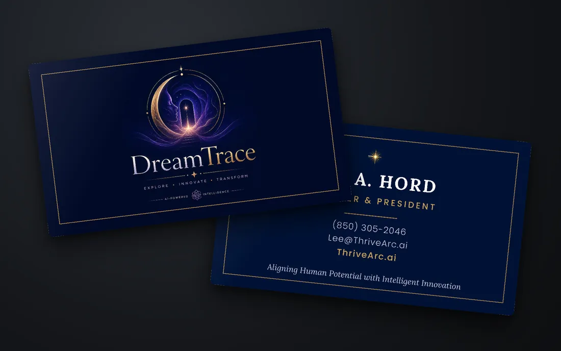 DreamTrace AI brand cards