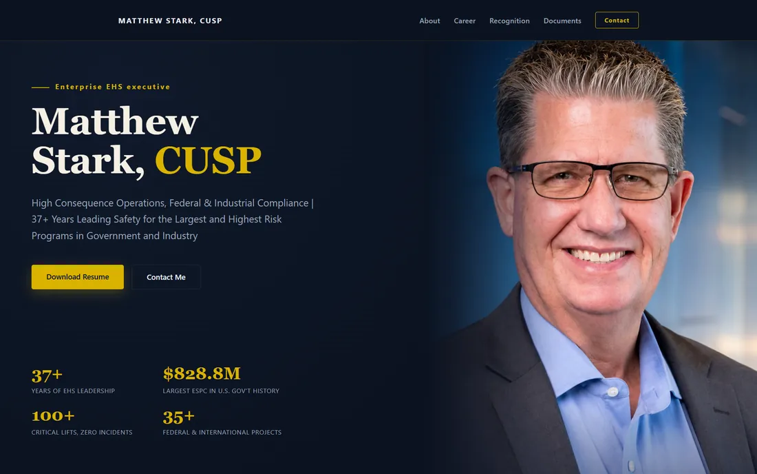Matthew Stark website